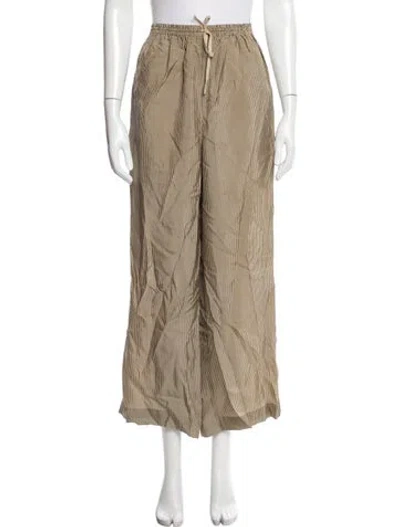 Pre-owned Attersee Striped Pajamas In Neutrals