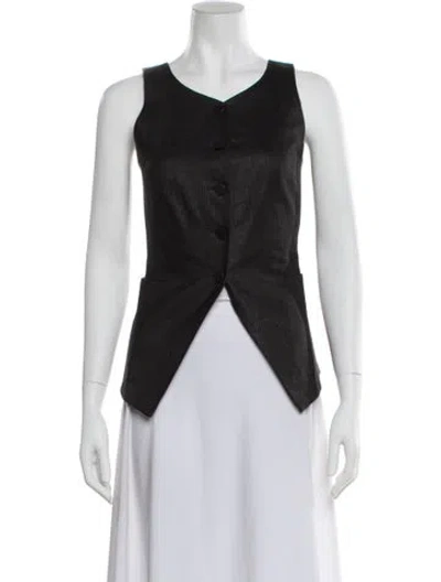 Pre-owned Attersee Vest In Black