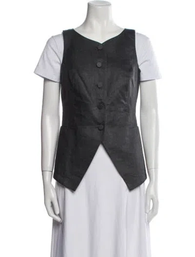 Pre-owned Attersee Vest In Gray