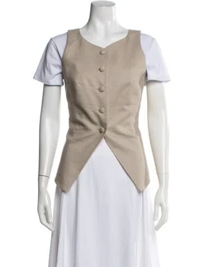 Pre-owned Attersee Vest In Neutrals