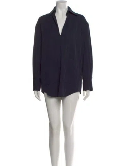 Pre-owned Attersee Virgin Wool Mini Dress In Blue