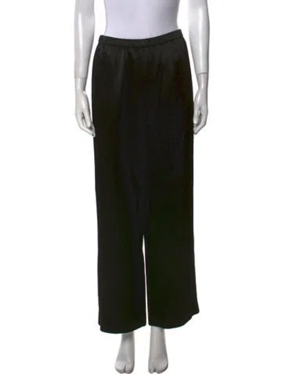 Pre-owned Attersee Wide Leg Pants In Black