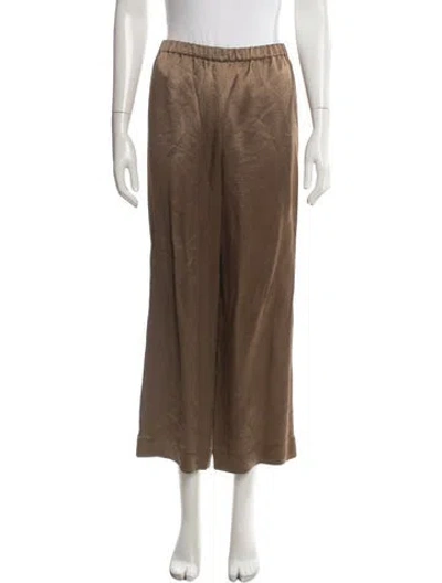 Pre-owned Attersee Wide Leg Pants In Brown