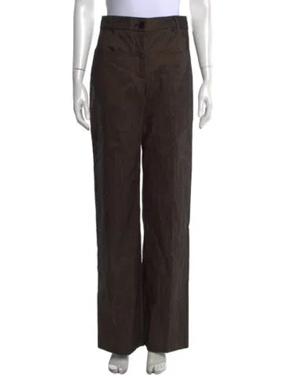 Pre-owned Attersee Wide Leg Pants In Brown