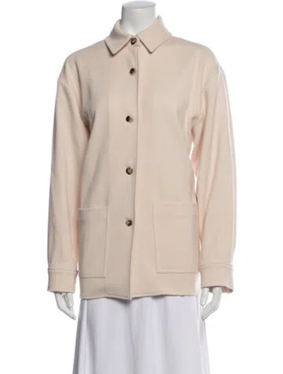 Pre-owned Attersee Wool Coat In Neutrals