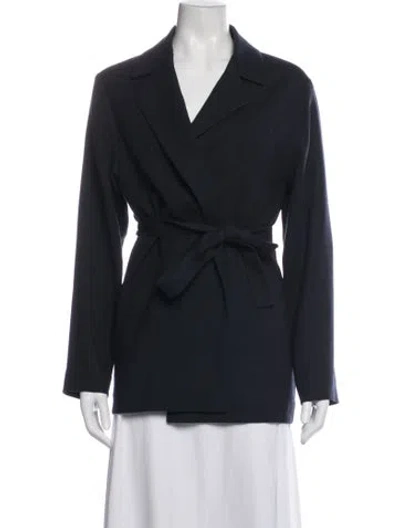 Pre-owned Attersee Wool Jacket In Blue