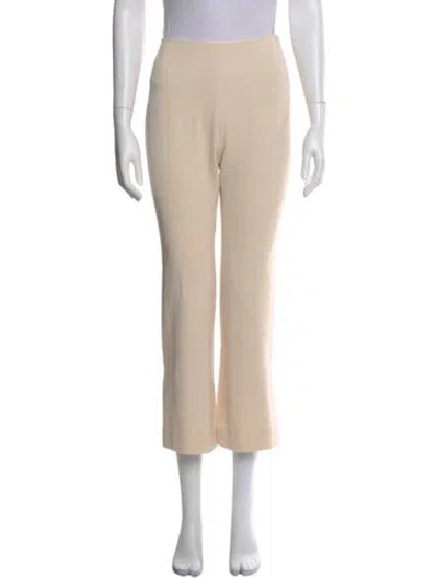 Pre-owned Attersee Wool Wide Leg Pants In Neutral