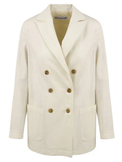 Attic And Barn Jackets Cream In Gold
