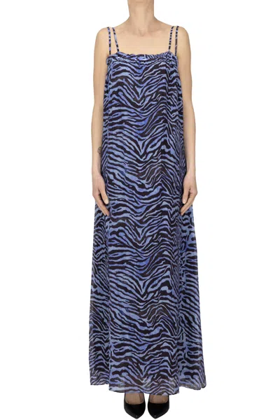 Attic And Barn Ibiza Dress In Blue