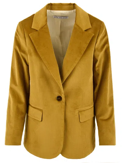 Attic And Barn Jackets Ochre In Metallic