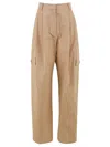Attic And Barn Trousers Sand In White