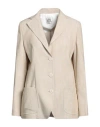 Attic And Barn Woman Blazer Beige Size 8 Viscose, Polyester, Elastane In Beige