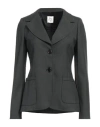 Attic And Barn Woman Blazer Black Size 8 Polyester, Viscose, Elastane In Black