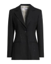 Attic And Barn Woman Blazer Black Size 8 Viscose, Wool, Polyamide, Polyester