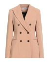 Attic And Barn Woman Blazer Camel Size 8 Polyester, Viscose, Elastane In Multi