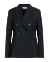 Attic And Barn Woman Blazer Midnight Blue Size 6 Polyester, Viscose, Elastane In Blue