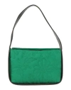 Attic And Barn Woman Handbag Green Size - Viscose, Leather