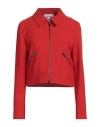 Attic And Barn Woman Jacket Tomato Red Size 4 Polyester, Viscose, Elastane