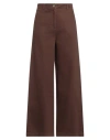 Attic And Barn Woman Jeans Chocolate Brown Size 8 Cotton In Brown