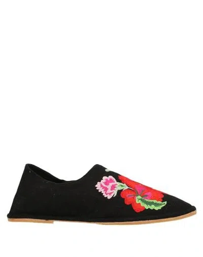 Attic And Barn Woman Loafers Black Size 6 Textile Fibers