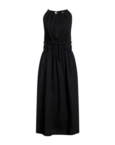 Attic And Barn Woman Long Dress Black Size M Cotton