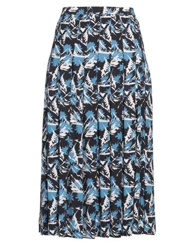 Attic And Barn Woman Midi Skirt Black Size 8 Viscose
