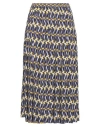 Attic And Barn Woman Midi Skirt Purple Size 10 Viscose In Purple