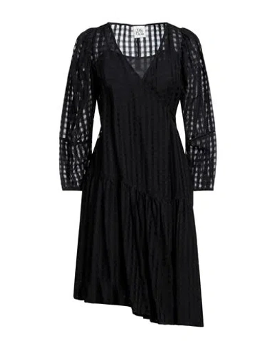 Attic And Barn Woman Short Dress Black Size 12 Cotton
