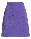 Attic And Barn Woman Mini Skirt Purple Size 6 Viscose