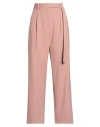Attic And Barn Woman Pants Antique Rose Size 8 Polyester, Viscose, Elastane In Pink
