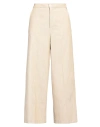 ATTIC AND BARN ATTIC AND BARN WOMAN PANTS BEIGE SIZE 10 VISCOSE, POLYESTER, ELASTANE