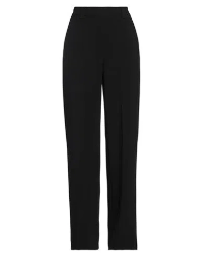 Attic And Barn Woman Pants Black Size 4 Polyester, Viscose, Elastane