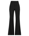 Attic And Barn Woman Pants Black Size 8 Polyester, Virgin Wool, Elastane In Black