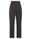 Attic And Barn Woman Pants Dark Brown Size 6 Polyester, Viscose, Elastane In Brown