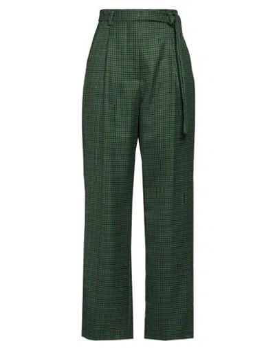 Attic And Barn Woman Pants Green Size 4 Polyester, Viscose