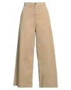 Attic And Barn Woman Pants Khaki Size 4 Cotton, Elastane In Beige