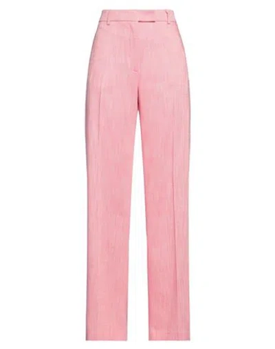 Attic And Barn Woman Pants Pink Size 6 Viscose, Polyester, Elastane