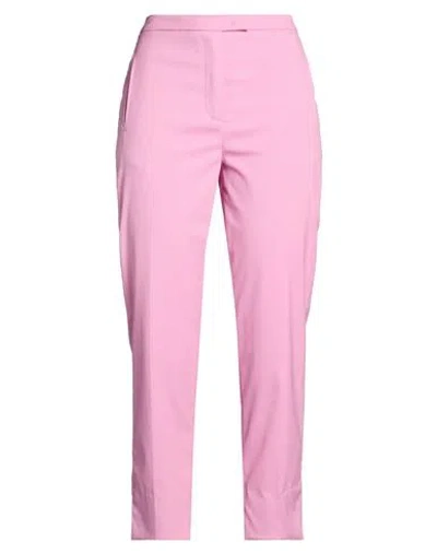 Attic And Barn Woman Pants Pink Size 8 Cotton, Linen