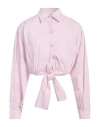 Attic And Barn Woman Shirt Antique Rose Size 6 Cotton In Pink