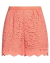 ATTIC AND BARN ATTIC AND BARN WOMAN SHORTS & BERMUDA SHORTS CORAL SIZE 6 POLYAMIDE