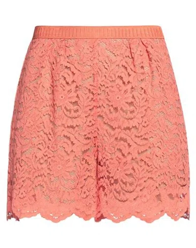 Attic And Barn Woman Shorts & Bermuda Shorts Coral Size 6 Polyamide In Pink
