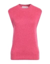 Attic And Barn Woman Sweater Fuchsia Size M Acrylic, Polyamide, Mohair Wool In Pink