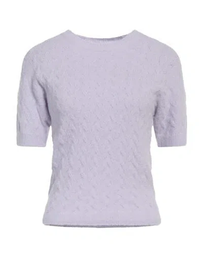 Attic And Barn Woman Sweater Lilac Size Xs Polyamide, Acrylic, Alpaca Wool, Wool, Elastane In Purple