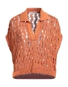 Attic And Barn Woman Sweater Mandarin Size M Cotton