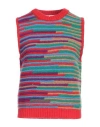 Attic And Barn Woman Sweater Red Size M Wool, Polyamide In Red