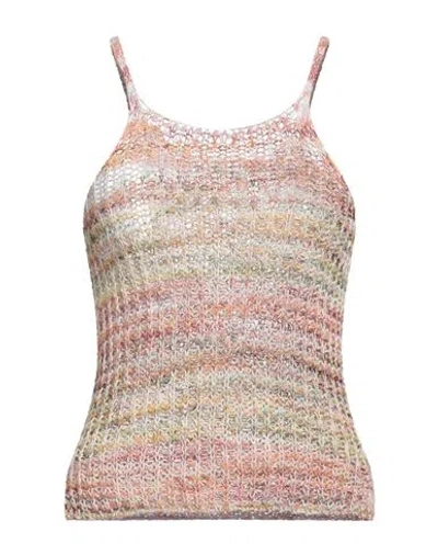 Attic And Barn Woman Top Antique Rose Size M Cotton, Viscose, Polyester In Pink