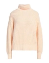 Attic And Barn Woman Turtleneck Cream Size S Acrylic, Wool, Alpaca Wool In White