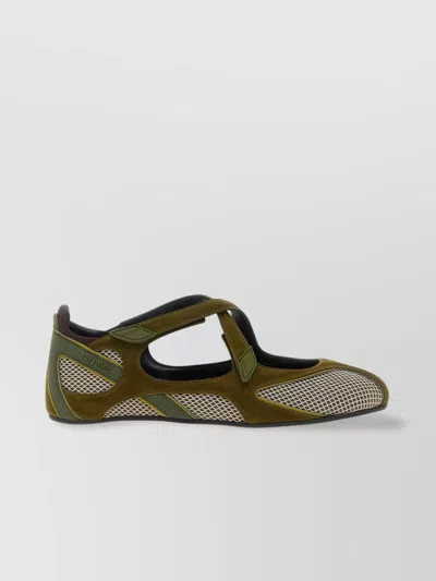 ATTICO '01 FLOOR' BALLET FLATS