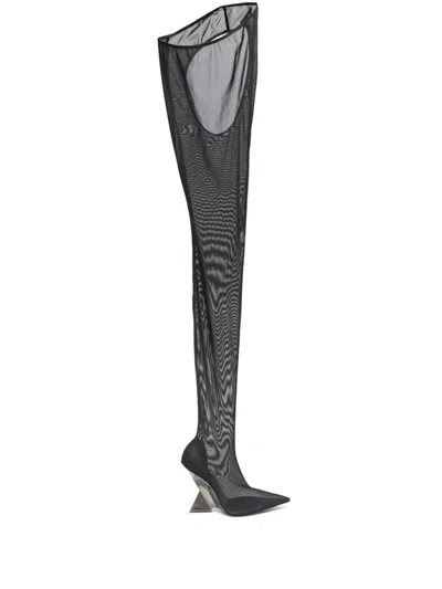 Attico 105mm Cheopissima Boots In Black