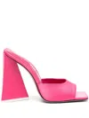 Attico Pink Devon Mules In Pink